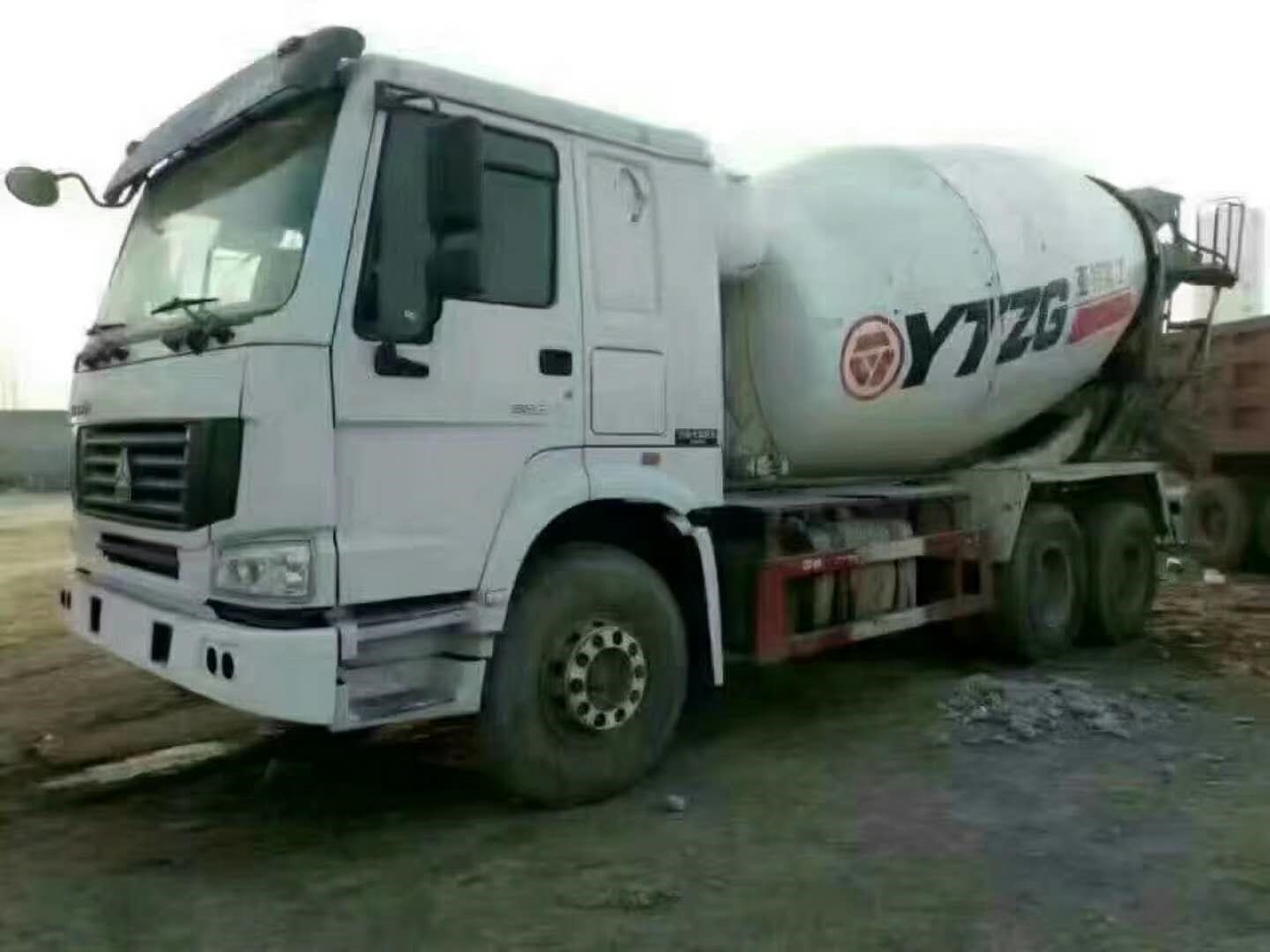 Second hand 10m3 YATE-HOWO Concrete Mixer Truck