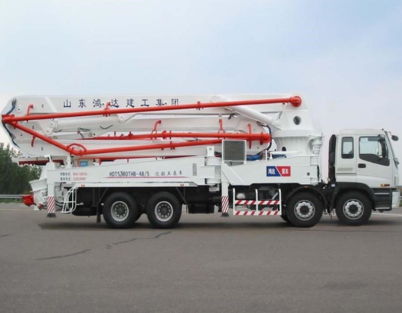 Second hand Isuzu-HongdaConcrete Pump Truck 42m