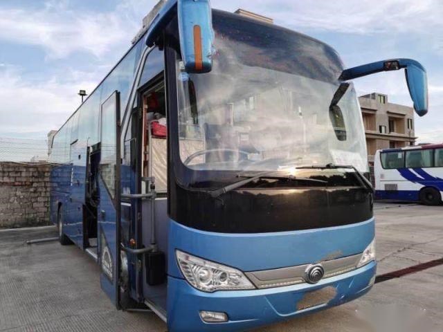 Used Yutong Buses ZK6110 46 Seats Double Doors Rear Engine Low Kilometers Good Condition LHD/RHD Driver EURO III Standard
